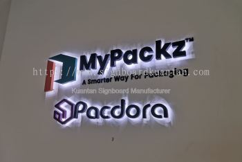 MY PACKZ INDOOR 3D LED BACKLIT SIGNAGE AT KUANTAN