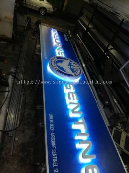 AIRBORNE 3D LED BACKLIT SIGNAGE AT KUANTAN