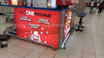 RED ONE FABRIC LIGHTBOX SIGNAGE SIGNBOARD AT PAHANG BENTONG 