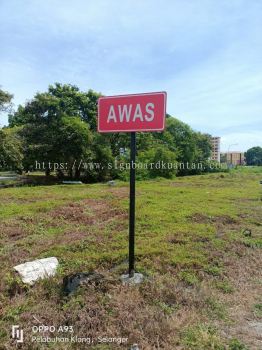 JKR ROAD SIGNAGE SIGNBOARD AT PAHANG ROMPIN 