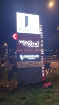 JL 99 GROUP PYLON STAND SIGNAGE SIGNBOARD AT PAHANG KUANTAN 