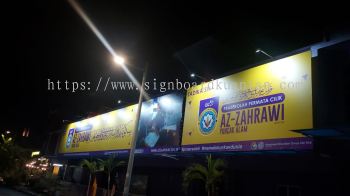 AZ-ZAHRAWI BILLBOARD SIGNAGE SIGNBOARD AT PAHANG KARAK 