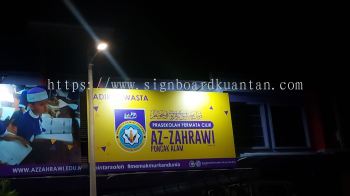 AZ-ZAHRAWI BILLBOARD SIGNAGE SIGNBOARD AT PAHANG KARAK 