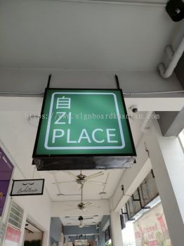 ZI PLACE DOUBLE SIDE LIGHTBOX SIGNAGE SIGNBOARD AT KUALA LIPIS