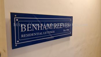 BENHAM REEVES ACRYLIC POSTER FRAME INDOOR SIGNAGE SIGNBOARD AT KERTEH 