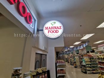 MAHNAZ FOOD DOUBLE SIDE LIGHTBOX INDOOR SIGNAGE SIGNBOARD AT LANCHANG