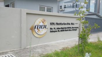 MDL 3D BOX UP LETTERING SIGNAGE SIGNBOARD AT MARAN