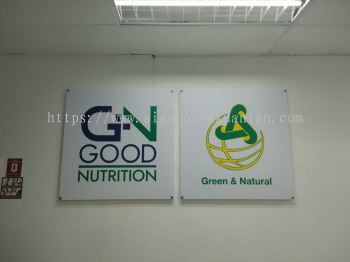 GOOD NUTRITION INDOOR ACRYLIC POSTER SIGNAGE SIGNBOARD AT PEKAN