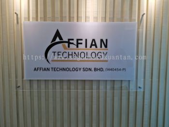 AFFIAN ACRYLIC POSTER FRAME INDOOR SIGNAGE SIGNBOARD AT KUANTAN 