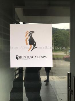 SKIN & SCALP SPA GLASS STICKER AT MUADZAM 