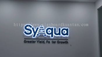 SYAQUA PVC BLACKLIT SIGNAGE SIGNBOARD AT BENTONG