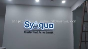 SYAQUA PVC BLACKLIT SIGNAGE SIGNBOARD AT BENTONG