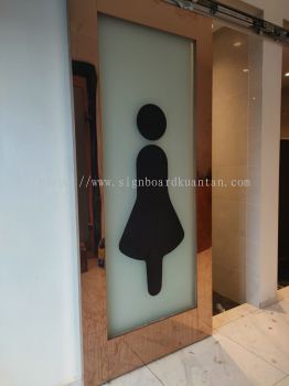 TOILET GLASS STICKER AT TRIANG
