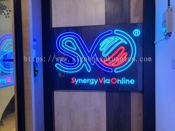 SVO INDOOR 3D LED FRONTLIT SIGNAGE SIGNBOARD AT PAHANG TEMERLOH