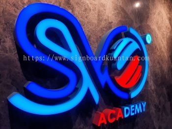 SVO INDOOR 3D LED FRONTLIT SIGNAGE SIGNBOARD AT PAHANG TEMERLOH