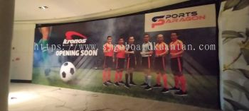 SPORTS PARAGON INDOOR SHOPPING MALL HOARDING PROJECT SIGNBOARD MALAYSIA AT KUALA TERENGGANU