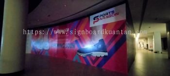 SPORTS PARAGON INDOOR SHOPPING MALL HOARDING PROJECT SIGNBOARD MALAYSIA AT KUALA TERENGGANU