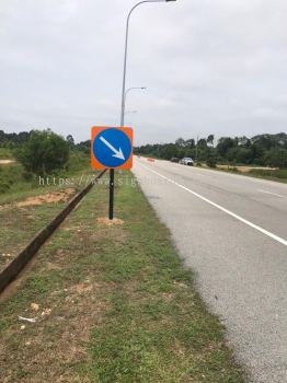 JKR ROAD STAND SIGNAGE SIGNBOARD AT KUANTAN PAHANG MALAYSIA 