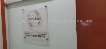 ONE ACRYLIC POSTER FRAME SIGNAGE AT BANDAR KUANTAN PAHANG