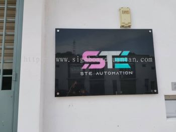 STE ACRYLIC POSTER FRAME SIGNAGE AT TANJUNG LUMPUR KUANTAN PAHANG  