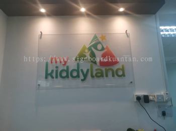 MY KIDDTLAND ACRYLIC POSTER FRAME SIGNAGE SIGNBOARD AT INDERA MAHKOTA 7 KUANTAN PAHANG