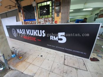 RESTORAN NASI KUKUS LIGHTBOX SIGNBOARD AT TERENGGANU KAMPUNG GEMIA