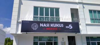 RESTORAN NASI KUKUS LIGHTBOX SIGNBOARD AT TERENGGANU KAMPUNG GEMIA