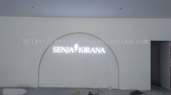 SENJA KIRANA INDOOR 3D LED FRONTLIT SIGNAGE SIGNNBOARD AT KG SOI KUANTAN PAHANG MALAYSIA