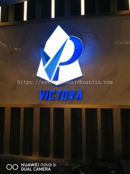 VICTOVA INDOOR 3D LED CONCEAL FRONTLIT SIGNAGE AT KUANTAN AIR PUTIH 