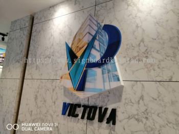 VICTOVA INDOOR 3D LED CONCEAL FRONTLIT SIGNAGE AT KUANTAN AIR PUTIH 