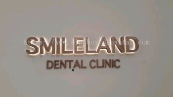 SMILELAND DENTAL CLINIC INDOOR 3DLED BACKLIT SIGNAGE AT KUANTAN  Indera Mahkota Industrial Area