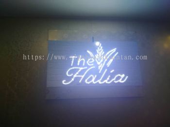 THE HIALA INDOOR 3D LED FRONTLIT SIGNAGE AT KUANTAN AIR PUTIH 