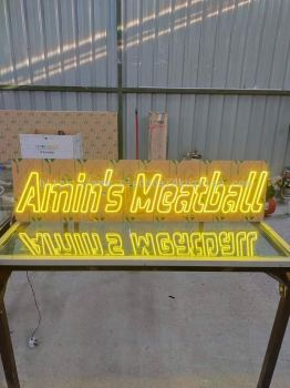 MEATBALL INDOOR LED NEON SIGN AT GREAT SIGN KUANTAN 