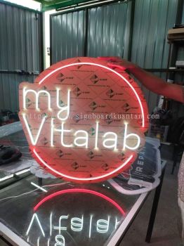 MY VITALAB INDOOR LED NEON SIGN AT GREAT SIGN KUANTAN 