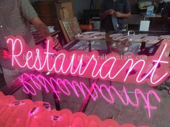 RESTAURANT OUTDOOR LED NEON SIGNAGE AT KUANTAN 