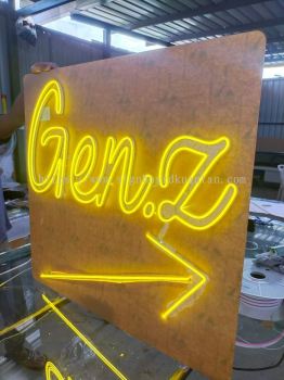 GEN.Z INDOOR LED NEON SIGNAGE AT KUANTAN GREAT SIGN 