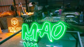 HONEY BEE/MAO INDOOR LED NEON SIGNAGE AT GREAT SIGN KUANTAN 