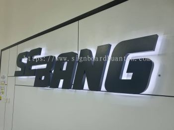 SEBANG INDOOR 3D LED BACKLIT SIGNAGE AT KUANTAN AIR PUTIH 