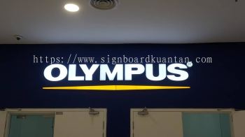 OLYMPUS INDOOR 3D LED FRONTLIT LETTERING & LOGO SIGNAGE AT KUANTAN Semambu