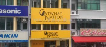 CATWHAT NATION OUTDOOR BILLBOARD SIGNBOARD AT KUANTAN AIR PUTIH 