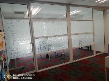 INDOOR OFFICE GLASS FROSTED STICKER AT KUANTAN AIR PUTIH 