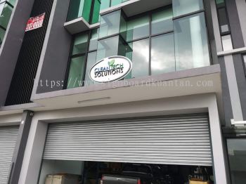 CLEAN TECH SOLUTIONS OUTDOOR PVC FOAM BOARD 3D LETTERING AT KUANTAN AIR PUTIH 