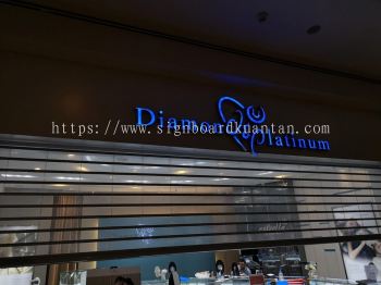 DIAMOND & PLATINUM INDOOR 3D LED FRONTLIT SIGNAGE AT KUANTAN AIR PUTIH