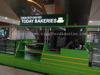 TODAY BAKERIES KEDAI ROTI DAN KEK INDOOR 3D LED FRONTLIT SIGNAGE AT KUANTAN AIR PUTIH 