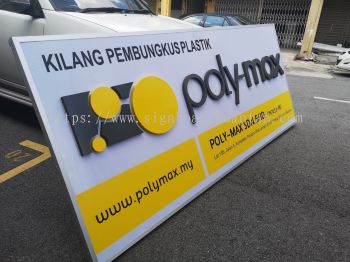 POLY-MAX OUTDOOR PVC FOAM BOARD 3D LETTERING SIGNAGE SIGNBOARD AT KUANTAN AIR PUTIH 