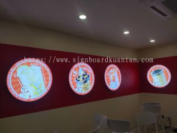 MIXUE KEDAI MINUMAN DAN AISKRIM OUTDOOR & INDOOR 3D LED FRONTLIT SIGNAGE & WALLPAPER PRINTING  