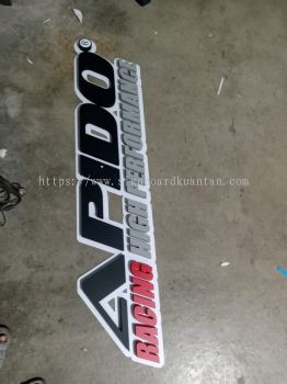 SPEED 9 OUTDOOR PVC FOAM BOARD 3D LETTERING SIGNAGE AT KUANTAN AIR PUTIH 