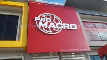 PRO MACRO BILLBOARD SIGNBOARD WITH 3D LED BOX UP LETTERING AT BENTA LIPIS PAHANG MALAYSIA