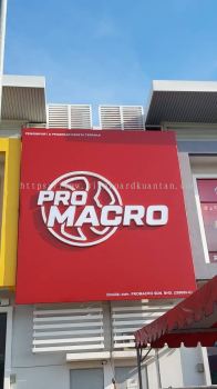 PRO MACRO BILLBOARD SIGNBOARD WITH 3D LED BOX UP LETTERING AT BENTA LIPIS PAHANG MALAYSIA