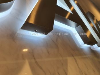 HUAWEI INDOOR 3D LED STAINLESS STEEL  BACKLIT LETTERING